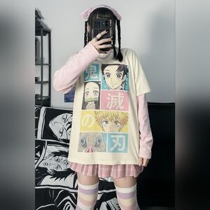 Demon Slayer T-Shirt - Cream